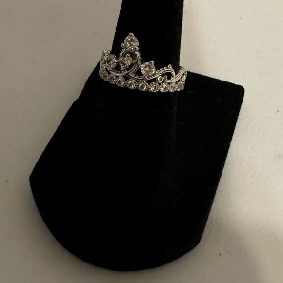 Sterling Silver Cubic Zirconia Ring Size 6 NWT - Picture 7 of 8